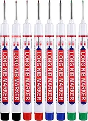 Reach Marker | Holes Pens | Multi-Function Scriber Tool with Oblique Tip and Bullet Tip for Carpenter Woodworking
