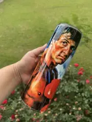 Rocky Boxing Movie Fighting Custom Tumbler 20oz Mug Cup style w/ Straw