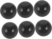 NULYLU 6pcs Pinball Machine Launches Balls Replacement Balls for Pinball Game Pinball Accessories for Pinball Machine Balls Accessories Arcade Game Machine Ball Plastic Black