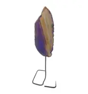 Agate Slice On Stand - Purple - A