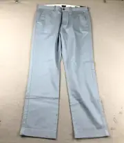 J Crew Pants Mens 32X32 Blue Flex Flat Front Straight Leg Pant NWT