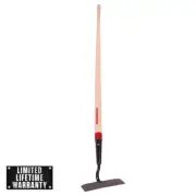 Razor-Back Meadow/Blackland Hoe Forged Steel Head Beveled Blade Hardwood Handle