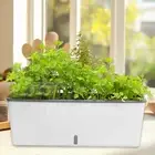 Window Box Container Self Watering Versatile Rectangular Planter Plant Pot for