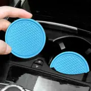 Blue Car Coaster Cup Holder Coaster Anti Slip Auto Interior Accessories Cup Mat (for: Honda Civic)