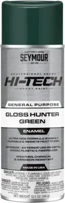 Seymour 16-128 Hi-Tech Enamels Spray Paint, Gloss Hunter Green
