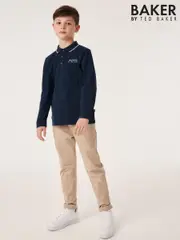 Baker by Ted Baker Long Sleeve Polo Shirt (943982) | $42 - $55