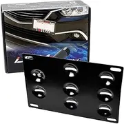 iJDMTOY No Drill Front Bumper Tow Hook License Plate Mounting Bracket Adapter Kit Compatible with 2014-up Mazda3 Mazda6, 2013-up Mazda CX-5, 2016-up Mazda MX-5, 2003-2007 Mazda RX-8
