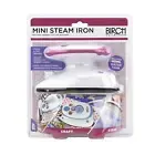 BIRCH Mini Steam & Dry Iron Ideal for Craft, Travel, Needlework, Dressmaking Non