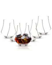 Berkware Set of 6 Whiskey & Brandy Tasting Tulip Glassware