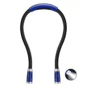Neck Book Reading Light Hands Free Flexible U-Shaped Adjustable 4 LED 3 modes