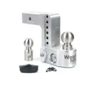 Weigh Safe 2.5" Aluminum Class V 6" Drop Hitch Receiver, 18.5K; WS6-2.5