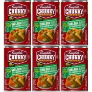 Campbell?s Chunky Soup, Healthy Request SIRLOIN BURGER VEGETABLES 19Oz. (6 Cans)