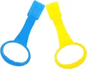 ASAKKURA 2pcs Baby Playpen Handles Safe Ergonomic Pull up Rings for Indoor Playpen Use Crib Accessories for Baby Standing Assistance