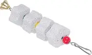 Totority Squirrel Chewing Stone for Parrots and Small Animals Natural Beak for Teeth Grinding Protects Furniture for Hamsters and More