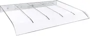 Leefasy Front Door Awning Entry Door Window Awning Exterior Cover PC Door Awning Window Awning for Yard Front Back Porch Roof Outside