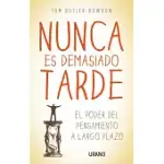 NUNCA ES DEMASIADO TARDE / NEVER TOO LATE TO BE GREAT: EL PODER DEL PENSAMIENTO A LARGO PLAZO / THE POWER OF THINKING LONG