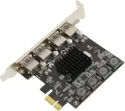Dpofirs PCIE to USB3.0 4 Port Expansion Card, 4 X USB3.0, PCI Express USB Add in