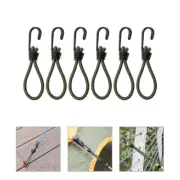 6 Pcs Outdoor Equipment Camping Tent Pegs Accessories Hooks Buckle for