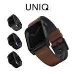 UNIQ 新加坡 STRADEN APPLE WATCH 防潑水皮革矽膠錶帶 42/44/45/49MM 共用款