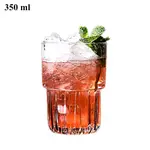 GLASS BAR CAFE 迷你飲品老式岩石玻璃耐熱 350ML ORI