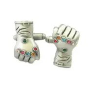 Thanos Glove Infinity Gauntlet Cuff Links Movie Groomsmen Wedding Gift Shirt