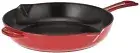 Staub Cast Iron 10-inch Fry Pan - Cherry, Made in France