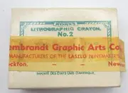 Vintage Korn's Lithographic Crayons No. 2 NIB Opened