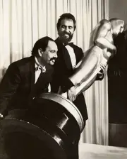 Cheech Marin Tommy Chong during 56th Annual Academy Awards at Doro- Old Photo 1