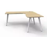 New Rapidline Eternity 1 Person Corner Desk 1800mm x 1800mm Workstation AFRDI Ce