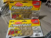 2 Packs Berkley PowerBait Soft Fishing Lures 3" Sick Fish Swamp Gas Color