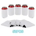 50x Collapsible Cover for Party in Bulk Water Bottle Holder Beer Can Coolies