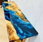 Kitchen Dinning Table Epoxy Resin Table Top Accacia Wood Table Top Decorative