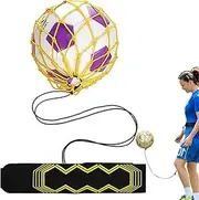 Soccer Ball Kick Trainer - Adjustable Soccer Trainer Ball Net | Soccer Ball Trainer, Soccer Dribble Trainer, Juggling Net, Soccer Kick Back Trainer for Soccer Ball