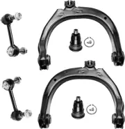 - Front 6Pc Control Arms Kit for Chevy Trailblazer EXT SSR GMC Envoy XL XUV Saab