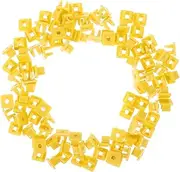 GARVALON 100pcs Quarter Trim Panel Grommet Screw for Engine Plate License Plate Retainer Easy Installation Compatible with Various Car Brands Models Sleek Design for Enhanced Vehicle