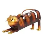 Cat Shaped Wine Holder Practical Cat Figurine for Bar Tabletop Decor Cabinet