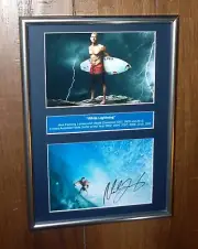 Mick Fanning 2007 2009 2013 ASP Surfing World Champion Signed Mounted Framed