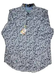 NWT Robert Graham SANDBAR Long Sleeve Stretch Sport Shirt Men's M NEW $265.00