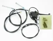 Dual Brake Thumb Throttle Cables Switch Lever Assy For 150CC 250CC ATV Quad 7/8"