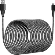 iPhone Charger 26FT/8M [Apple MFi Certified] Lightning Cable Extra Long iPhone Charging Cord Nylon Braided Fast Apple Charger Cable 2.4A for iPhone 13 12 11 Pro X XS Max XR/8 Plus/7 Plus/6/6s Plus/5s