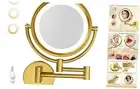 8.5 Inch Magnifying Makeup Mirror with 3 Tones Dimmable LED Lights Double