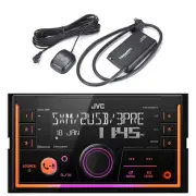JVC In-Dash 2DIN USB/AUX Bluetooth Receiver, Satellite Radio Vehicle Tuner Kit