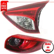 Tail Lights MA2803108 MA2805119 set 2 pc red lens for 2016 Mazda CX-5 (for: Mazda)
