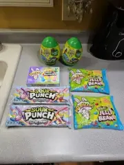 Sour VARIETY..Warheads, Sour Punch, Sour Cubes, Ooze Chewz
