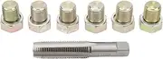 13Pcs Oil Plug Repair Kit: M13 X 1.5mm Thread Repair Tool with Steel Screws & Gaskets for Oil Pan and Drain Plug Threads