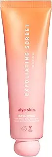 Alya Skin Exfoliating Sorbet 100ml | Buffs, Brightens & Softens Skin, Deep Exfoliation with Citrus Enzymes, Removes Impurities & Repairs with Antioxidants, Natural & Vegan Skincare. Packaging May Vary