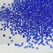Minejin Nail Art Micro Rhinestones 3D DIY Mini Caviar Gems Phone Case Decoration Point Back Beads 1440Pcs With a Tray Blue