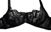 $190 NEW AGENT PROVOCATEUR Black Lace LOVE BRA US/UK/CANADA-30B EU-65B FR-80B