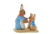 Beatrix Potter Miniature Collection Mrs. Rabbit, Flopsy and Peter
