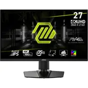 MSI MAG 274UPF E2 27" UHD 160Hz Rapid IPS Gaming Monitor 3840x2160 - 0.5ms - DP 1.4 - HDMI 2.1 - USB-C 15W - HDR400 - AMD FreeSync - Height Adjustable - 75x75 VESA [MAG 274UPF E2]